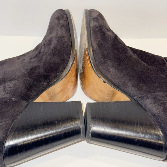 Rag & Bone Newbury Black Leather Suede Ankle Boots Sz 9.5 ASO Celebrities Chunky - Picture 11 of 15